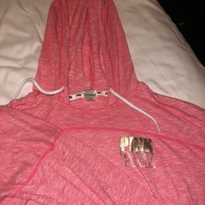 PINK Cut Out Back Hoodie